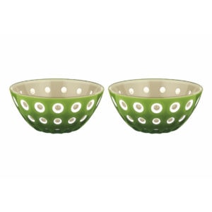 Lot de 2 bols Le Murrine Guzzini vert et blanc 279412159