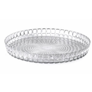 Plateau Rond Tiffany Guzzini transparent 19890100