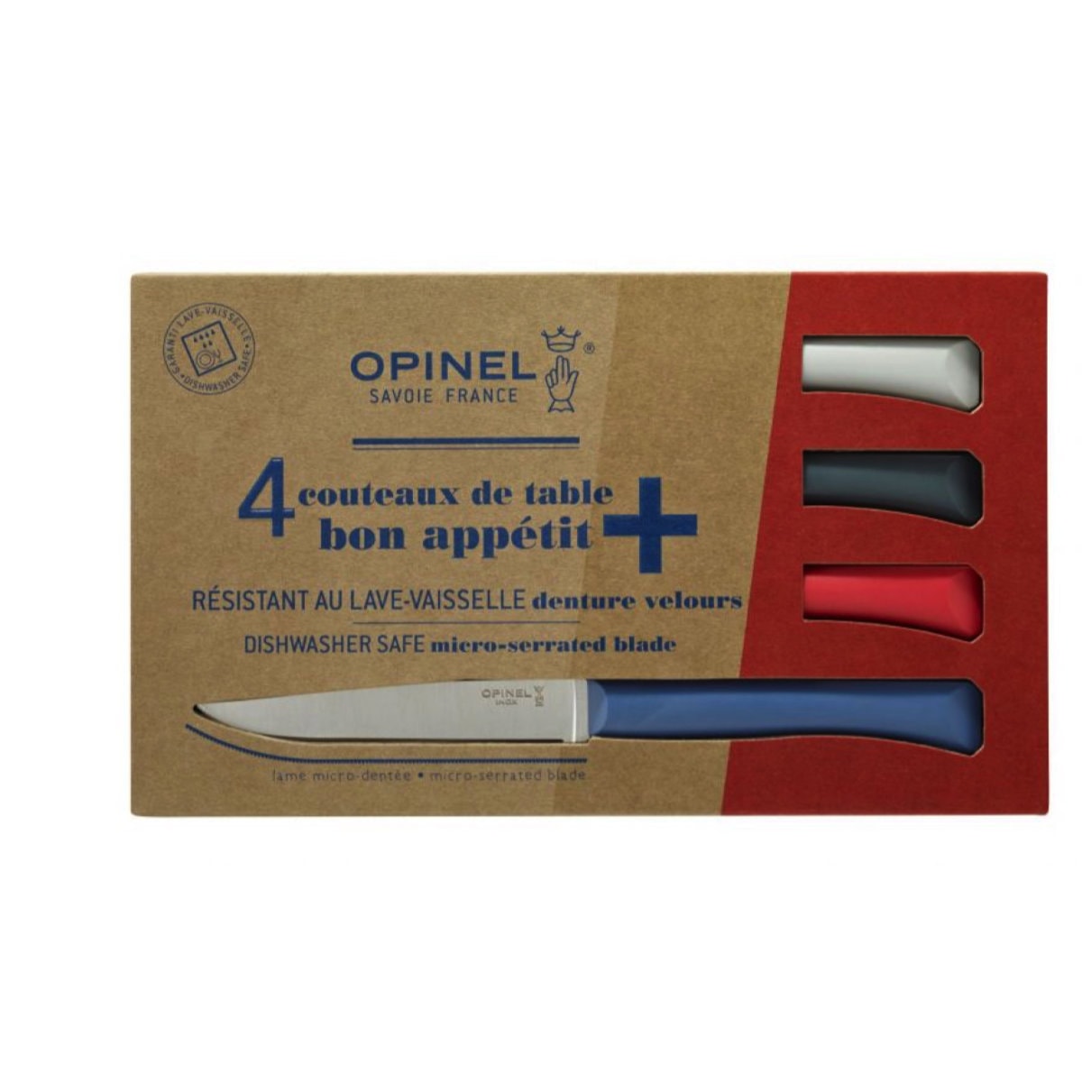 Coffret de 4 couteaux de table Bon Appetit Primo Opinel