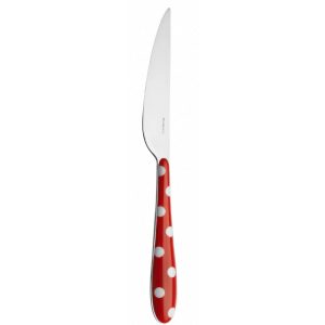 Couteau de table Bugatti Pois Rouge 24 cm