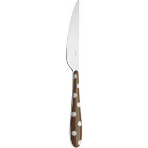 Couteau de table Bugatti Pois Tabac 24 cm