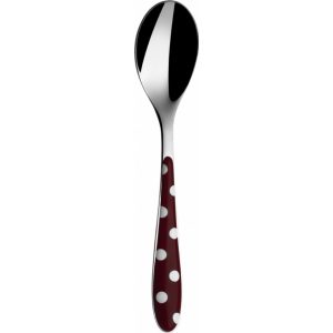 Cuillère à café Bugatti Pois Rouge Grenat 16 cm