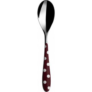 Cuillère de table Bugatti Pois Rouge Grenat 22 cm