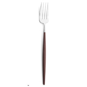 Fourchette de service Goa Cutipol marron et inox