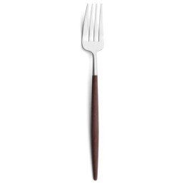 Fourchette de table Goa Cutipol marron et inox