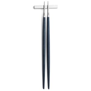 Baguettes Goa Cutipol bleu et inox 22 cm