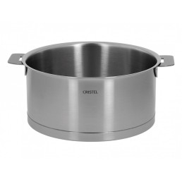 Casserole en inox Strate Cristel amovible