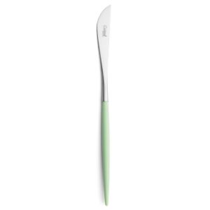 Couteau à dessert Goa Cutipol vert céladon et inox 20 cm