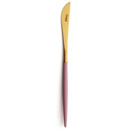 Couteau à dessert Goa Cutipol rose et doré 20 cm