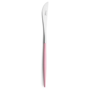 Couteau à dessert Goa Cutipol rose et inox 20 cm