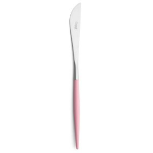 Couteau de table Goa Cutipol rose et inox 23 cm