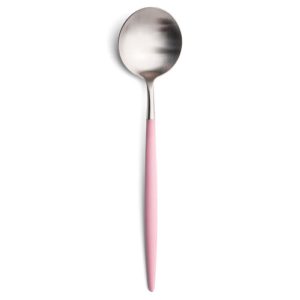 Cuillère de table Goa Cutipol rose et inox 21 cm