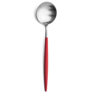 Cuillère de table Goa Cutipol rouge et inox 21 cm