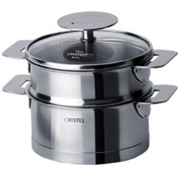 Ensemble bain-marie en inox amovible Strate Cristel
