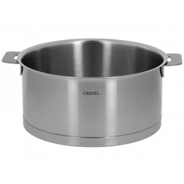 Faitout en inox Strate Cristel amovible