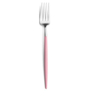 Fourchette à dessert Goa Cutipol rose et inox 19 cm