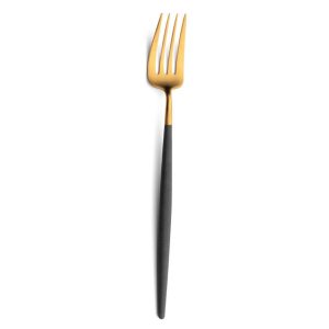 Fourchette de service Goa Cutipol gris et doré 26 cm