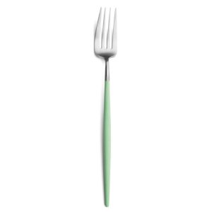 Fourchette de service Goa Cutipol vert céladon et inox 26 cm