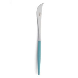 Couteau à fromage Goa Cutipol turquoise et inox 22 cm