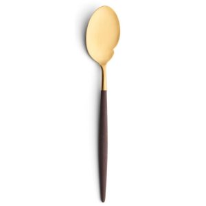 Cuillère gourmet Goa Cutipol marron et doré 22 cm