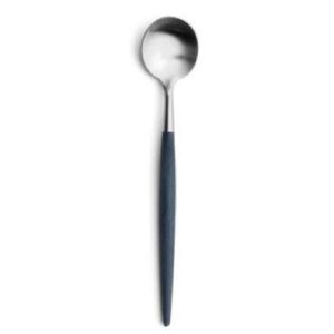 Cuillère Moka Goa Cutipol bleu et inox 10 cm