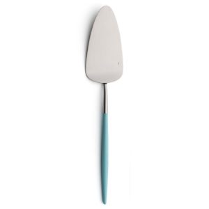 Pelle à tarte Goa Cutipol turquoise et inox 28 cm