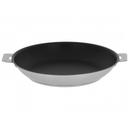 Poêle en inox avec anti-adhérent Exceliss Strate Cristel amovible
