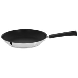 Poêle inox anti-adhérent Mutine Cristel fixe noir