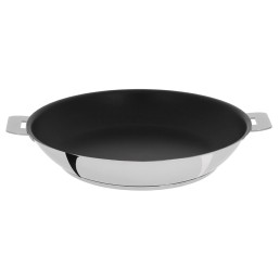 Poêle inox anti-adhérent Mutine Cristel amovible