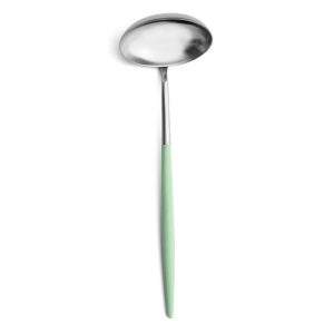 Louche à sauce Goa Cutipol vert céladon et inox 22 cm