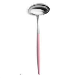 Louche à sauce Goa Cutipol rose et inox 22 cm