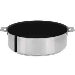Sauteuse inox anti-adhérent Exceliss Mutine Cristel amovible
