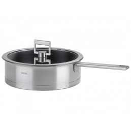 Sauteuse en inox a poignée fixe avec anti-adhérent Exceliss Strate Cristel