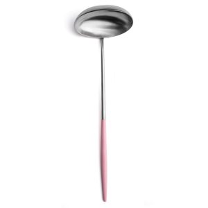 Louche à soupe Goa Cutipol rose et inox 30 cm