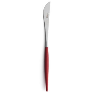 Couteau à steak Goa Cutipol rouge et inox 22 cm