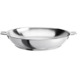 Poêle haute en inox Strate Cristel amovible