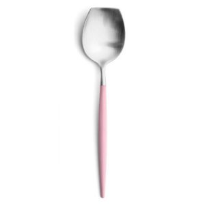 Cuillère à sucre Goa Cutipol rose et inox 13 cm