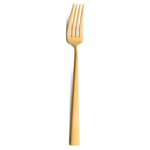 Lot de 6 fourchettes de table Duna Cutipol couleur Or Mat 22 cm