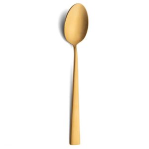 Lot de 6 cuillères de table Duna Cutipol couleur Or Mat 21 cm