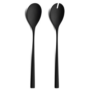 Couverts à salade Duna Cutipol Noir Mat 26 cm