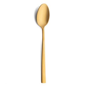 Lot de 6 cuillères à café Duna Cutipol couleur Or Mat 12 cm