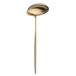 Louche à soupe Moon Cutipol couleur Champagne Mat 27 cm