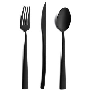Ménagère 24 pièces Duna Cutipol Noir Mat avec écrin