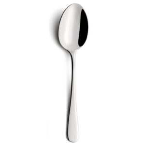 Lot de 6 grandes cuillères à dessert Atlântico Cutipol en inox brillant 18 cm