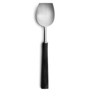 Cuillère à sucre Ebony Cutipol en inox brossé 13 cm