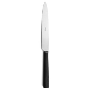Couteau de service Ebony Cutipol en inox brossé 26 cm