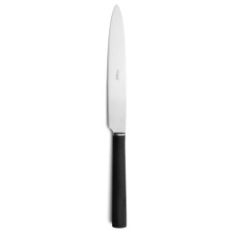 Couteau de service Ebony Cutipol en inox brossé 26 cm