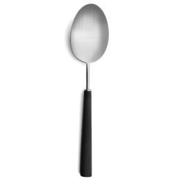 Cuillère de service Ebony Cutipol en inox brossé 25 cm