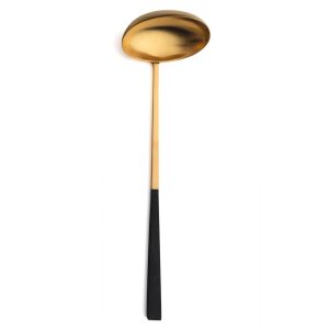 Louche à soupe Kube Cutipol doré mat 30 cm