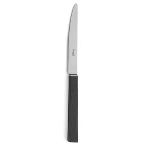 Lot de 6 couteaux à steak Kube Cutipol en inox brossé 23 cm